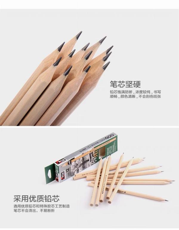 Set 24 cây bút chì Jin Wannian 2B - Không độc hại