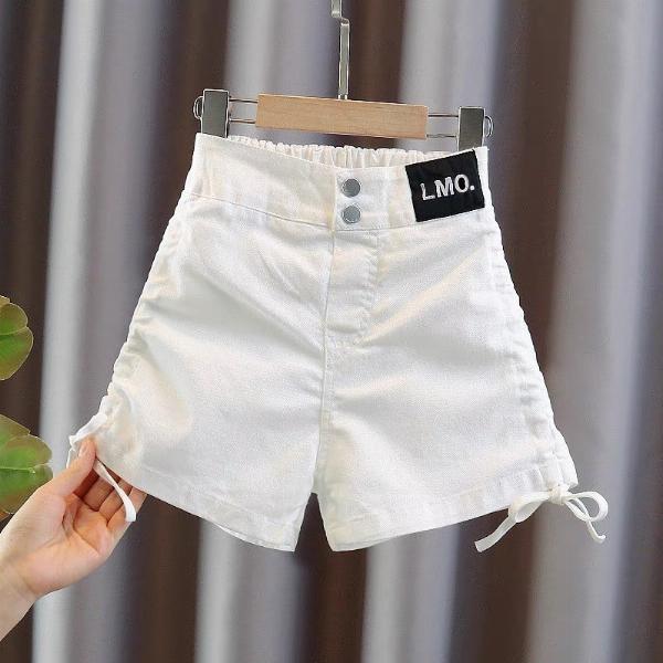 Quần Short Denim Nữ Mùa Hè 2023 Phong Cách Cho Trẻ Em