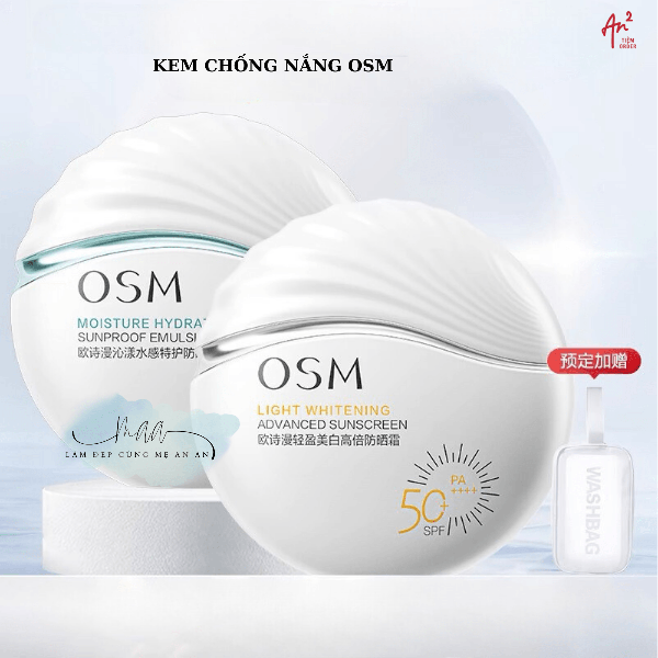 Kem dưỡng ẩm - Kem chống nắng OSM đem lại làm da đẹp rạng ngời.